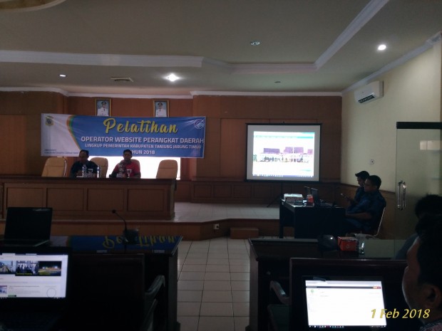 Pelatihan operator website perangkat daerah