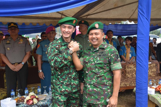 Bupati Tanjung Jabung Timur, H Zumi Zola Zulkifli, STP, MA, dan Danrem 042 Gapu, Kol. Inf Harianto